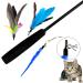 10-Piece Natural Bird Feathers Cat Toy Wand Refills - Replacement Feathers for Interactive Play - Buy Online on GoSupps.com