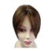 Bangs Bangs Hair Clip in Human Hair Bangs Middle Part Indian Fringe Hairpieces Straight Natural Hair Crown Topper Clip in Top Hairpieces for Women with Thinning Hair for Women Curved Bangs for Daily Light Brown