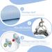 Adjustable Cat Leash Set & Dishes | Outbreak-Proof for Kittens & Dogs | Blue - Buy Online on GoSupps.com