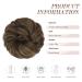 Fine Hair Part with Rubber Band - Synthetic Hair Extension Ponytail for Women & Girls - Ash Brown Mix Blonde 38g - Buy Online on GoSupps.com