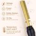 Electric Hot Comb Straightener Set for Black Women | Adjustable Settings | Pressing Flat Iron & Curling Comb - Buy Online on GoSupps.com