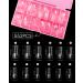 CHUCHU Soft Soak off Gel Tips 552Pcs Medium Square Clear Nail Tips for Acrylic Nails - 12 Sizes - Buy Online on GoSupps.com