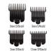 Snap-on Blade Attachment Combs Set for GTX, GTO, and GO Clippers - Black (4-comb Set) - Buy Online on GoSupps.com