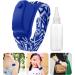 Healifty Hand Liquid Wristband - Portable Silicone Bracelet for Hand Soap - 2pcs Blue - Buy Online on GoSupps.com