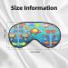 Silky Sleep Masks | Turtle & Fish Eye Covers | Soft Satin Blindfold for Men & Women | Travel Nap Essential | Silent Night Stars - Buy Online on GoSupps.com