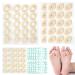 90 Pcs Corn Cushions with 10 Pcs PU Film Tape 3 Models Soft Latex Foam Self Adhesive Foot Toe Callus Pads Corn Pads Anti Friction Reduce Foot and Heel Pain for Toe Callus Anti-Slip