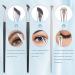 7Pcs Fan-Shaped Eyelash Brush Set | Eyebrow Comb & Mascara Applicator | Double-Head Brow Brushes for Flawless Eye Makeup - Buy Online on GoSupps.com