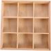 Alipis 3pcs Storage Box Food Tray Fruit Serving Case Tea Organizer for Tea Bags Service Box Wood Desktop 27.80X27.80X6.00CMx3pcs As Shownx3pcs - Buy Online on GoSupps.com