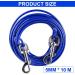 Buy Hofline Shock-Damping Dog Chain 5mm x 10m - Durable Rustproof Tow Line for Medium to Large Dogs - Perfect for Courtyards & Camps - Buy Online on GoSupps.com