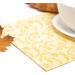 Buy Papstar 50 Napkins ROYAL Collection | 1/4 Fold Yellow Damascato - 40x40 cm | International Shipping Available - Buy Online on GoSupps.com