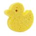 Kids Bath Sponge - Soft Body Wash Scrubber Shower Sponge Dead Skin Remover Cute Shower Brush Bath Supplies for Toddler Kids Baby Yellow