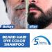 Beard Color Shampoo for Men - 100ml Organic Gray Beard Remover & Care - Buy Online on GoSupps.com