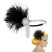 Buy MWoot 1920s Feder Headband for Girls | Vintage Art Deco Hair Band with Crystal Details - Perfect for Parties & Events - Buy Online on GoSupps.com