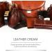 Leather polishing cream nourishing cleaner 120g for furniture and accessories anti-dust and repairing formula suitable for sofas headboards car seats bags jackets - Buy Online on GoSupps.com
