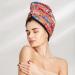 Microfiber Hair Towel Wrap - Cartoon Traffic Elements - Super Absorbent Coral Velvet for Long Curly & Thick Hair - Buy Online on GoSupps.com