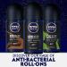 Nivea For Men Deodorant Roll-On Bundle - Dark Wood + Espresso + Amazonia 1.7oz (Pack of 3) - Long-Lasting Anti Perspirant 48h - Deep Set - Buy Online on GoSupps.com