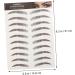 Housoutil Fake Eyebrow Stickers 9 sheets Stickers Sticker Transfer Artificial Eyebrow Hairlike Temporary Transfers Shaping False - Buy Online on GoSupps.com