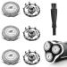 Lot de 3 t tes de rasoir de rechange pour Philips Series 1000 2000 3000 avec brosse de nettoyage compatibles avec Phillips Series AT8xx AT7xx PT7xx