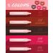 Colour Lip Marker Pen Rose Fonc Encre L vres Liquide Mat Hydratant Rouge L vres Waterproof Longue Tenue Tr s Pigment Feutre L vres Sans Transfert Cadeaux Saint-Valentin pour Femme-05 05 Rose Fonc  - Buy Online on GoSupps.com