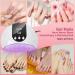 UV Nail Lamp Nail Dryer 54W UV Lamps for Gel Nails Nail UV Lamp Led Nail Lamp with 3 Timer Auto Sensor LCD Screen USB Plug Gel Nail Curing Lamp Led Gel Nail Lamp Nail Dryer White - Buy Online on GoSupps.com