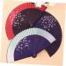 ABOOFAN 3pcs Silk Hand Fan Wedding Fans Foldable Fan Mini Japanese Style Fan Japanese-Style Miss Folding Fan As Shownx3pcs Size 1x3pcs - Buy Online on GoSupps.com