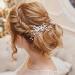 Bride Flower Wedding Hair Vines Crystal Hair Piece Bridal Hair Accessories Pearl Hair Pins Headpieces Accessories Handmade Flower Rhinestone Headpiece for Brides Bridesmaids Women Girls A-Pearl Crystal - Buy Online on GoSupps.com