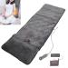 Electrically heated massage mattress full-body massage mat for pain relief Shiatsu Vibrating Hot Compress massage pad warming lumbar snack pillow (EU)