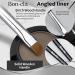 Bon-cl Fine Angled Eyeliner Brush - Professional Makeup Tool for Gel, Liquid, Cream, and Powder Eye Cosmetics - Golden Handle - Buy Online on GoSupps.com