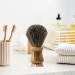 Magidal Handmade Ergonomic Razor Brush - Soft Shaving Cream Brush for Beard Grooming - High-Quality Brown Shaving Brush for Men - Buy Online on GoSupps.com