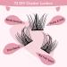 Lash Clusters 72 Pcs Cluster Lashes Manga Lashes Little Devil Eyelash Clusters Individual Cluster Eyelashes Self-Application Super Thin Band Reusable Soft & Comfortable(Dazzle-D-8-16mix) 8-16 mix Dazzle - Buy Online on GoSupps.com