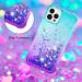 Buy Tivenfezk Nadoli Glitter Drive Sand Shell for iPhone 15 Pro Max - Shockproof Gradient Colored Waterfall Case Transparent Bumper Liquid Protection - Buy Online on GoSupps.com
