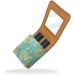 Travel Lipstick Organizer Case | Portable Makeup Bag with Mirror | Ethnic Style Golden Sea Turtle Design - Shop Internationally - Buy Online on GoSupps.com