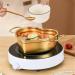 Pan Heart-Shaped Stainless Steel Saucepan Kitchen Frying Pan Soup Ramen Seafood Cooking Pots Household Kitchenware Utensils - Buy Online on GoSupps.com
