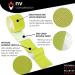 NV Compression Kinesiology Tape | 5m Roll | Elastic Muscle Support Tape Yellow - Buy Online on GoSupps.com