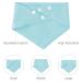 Vicloon 8-Piece Baby Triangle Bib Set | Sweet & Absorbent Muslin Neckers | Adjustable Snap Bibs for Infants | Unisex Multicolored Baby Accessories - Buy Online on GoSupps.com