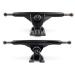 VJ Longboard Skateboard Trucks, 7inch 178mm, 50 Bases, Reverse Kingpin for Downhill, Pintail and Freeride (Set of 2) BLACK