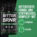 Bitter Brnr Bitter Fabrics Formula & Metabolism Complex | 120 Capsules | Vitamin B2 & Digestive Enzymes | International Shipping - Buy Online on GoSupps.com