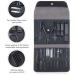 Leipple Manicure Set Professional Pedicure Kit Nail Care Tools - 16 in 1 Stainless Steel Nail Clippers Tools - Grooming Kit with Luxurious Leather Travel Case (Black) - Buy Online on GoSupps.com