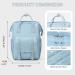 Large Waterproof Baby Diaper Backpack - Multifunctional A5 Blue Bag for Moms & Dads | Ideal for Travel - Buy Online on GoSupps.com