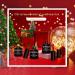 INPING Christmas Gel Polish Set - Santa Red Green Gold Xmas Nail Polish - UV/LED Soak Off - Glitter Long-lasting Gift - 3 PCS x 8ml/0.27oz - Buy Online on GoSupps.com