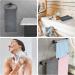 39in Hexagon Weave Towel Exfoliating Shower Skin Bath Towel Japanese Hexagon Weave Exfoliating Towels Body Scrubber with 2 Sides Deep Cleansing for All Skin Types (2pcs) - Buy Online on GoSupps.com