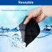 Buy 100PCS Microfiber Glasses Cleaning Cloth - Ideal for Glasses Phones Screens & Camera Lens (5.47x5.82 in) - Premium Quality & Soft Black Fabric - Buy Online on GoSupps.com