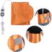 Zerodis Far Infrared Heating Belt - Detox Vibration Heating Belt for Home Use (Orange) - International Shipping Available - Buy Online on GoSupps.com