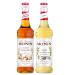 MONIN - Assortiment de Sirop de Marshmallow Grill et de Vanille pour boissons chaudes et milkshake gourmands - Ar mes Naturels - 2x70cl