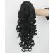 IMISSU Long Curly Claw Ponytail Clip On Hair Extension Pony Tail Hair Piece (Black 1B) - Buy Online on GoSupps.com