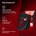 Red Light Mask for Face - 850nm & 660nm Facial Skin Care Soft Silicone Lightweight & Foldable | Boost Your Glow - Buy Online on GoSupps.com
