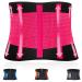 Fevan lumbar support for women and men for women and men with double Velcro fasteners and lumbar supports lumbar support for relieving back pain.L-XL pink