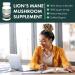 Host Defense Lions Mane Mushroom Supplement for Brain Health 60 Mushroom Capsules| 1000mg Lion's Mane Powder per Serving |Mushroom Supplements for Brain & Nervous System Support | Mushroom Powder Extract Pills Host Defense Mushrooms| Lion's Mane Pills - Buy Online on GoSupps.com