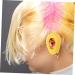 Angoily 2 Pairs Hair Dyeing Supplies Ear Covers for Shower Heat Ear Shields Coloring Ear Cover for Dying Hair Dryer Showering Ear Muffs Black Silica Gel Protector Make up Pregnant Woman 7.5x5cm Yellow - Buy Online on GoSupps.com