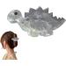 Acrylic Dinosaur Hair Clip | Funny Dinosaurs Hair Clips Headdress Styling Tools Strong Hold Hair Accessories Nonslip Acrylic For Any Hair Type And Style Gray - Buy Online on GoSupps.com